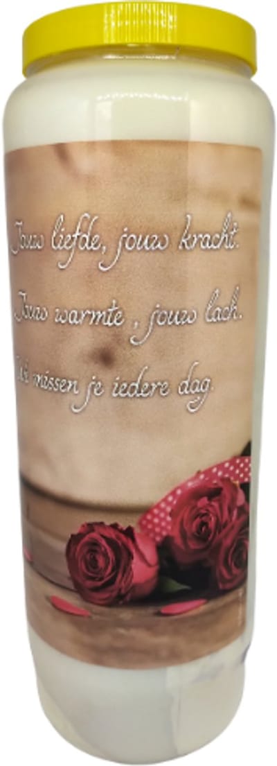 Noveenkaars Liefde/Kracht - 9 dagen brander - set van 5 stuks