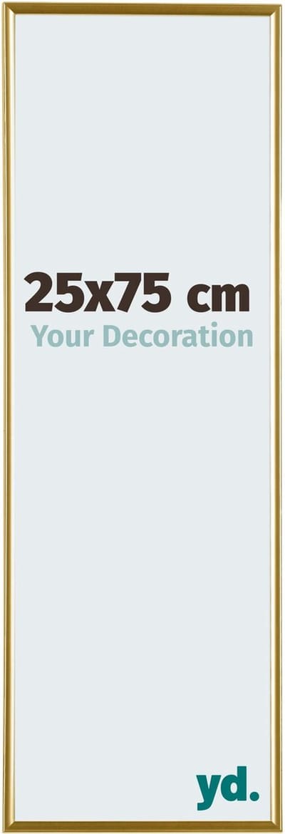 Your Decoration - Fotolijst 25x75 cm - Kunststof - Goud - Evry
