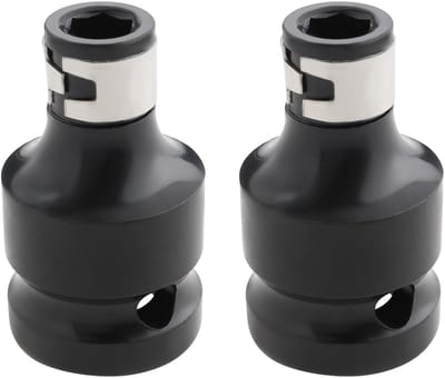 Dailygoods - Booradapter 1/2 inch naar 1/4 inch voor Impact Wrench