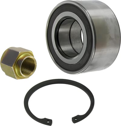 Wiellagerset - Wielnaafset Lagers - Auto Onderhoud - Complete Vervangingsset - 11.1 x 11.1 x 8.4 cm - Wit
