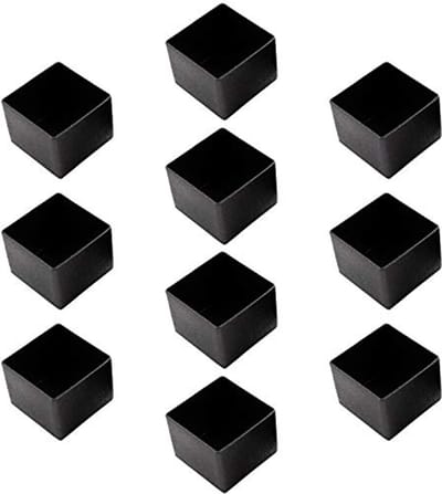 Glijdoppen vierkant voor stoelen - 10 stuks