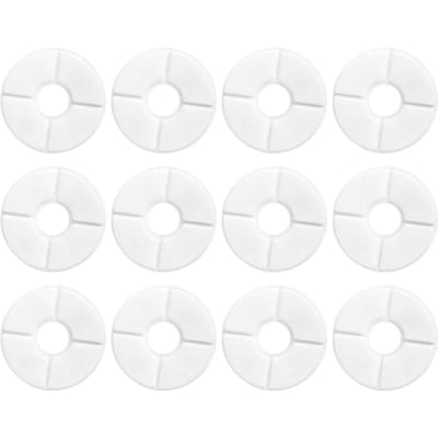 12 Pièces Filtres Ronds pour Fontaine à Eau pour Chat Charbon Actif Éliminer les Odeurs Remplacement Fontaine Intelligente pour Chat white