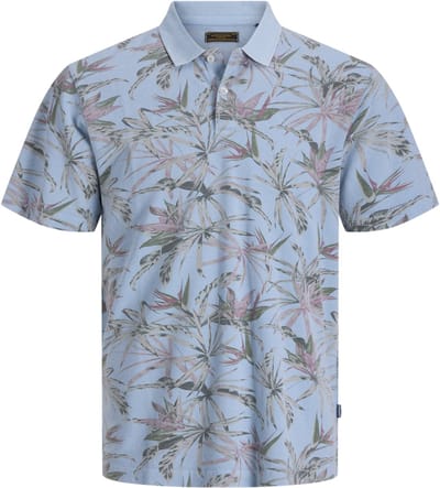 JACK&JONES PREMIUM - JPRBLUHAWAII AOP SS POLO Heren Poloshirt