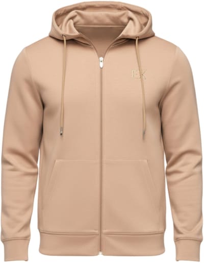 OMBRE Sweater - Regular Fit - Viscose - Lange Mouw Beige S
