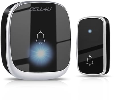 Bell4U Kinetische Draadloze Deurbel Zonder Batterijen – Plug & Play – 1 Ontvanger – Waterdicht – Bereik Tot 100 Meter
