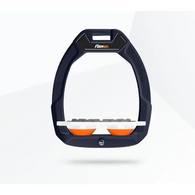 Veiligheidsstijgbeugels Plat Grip Groen/Wit/Oranje Flex-On Safe-On