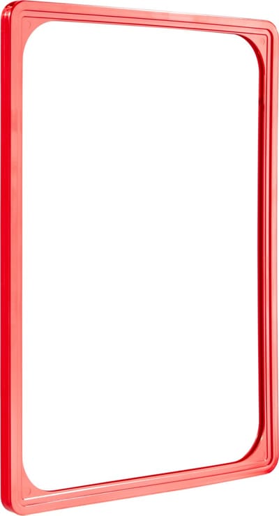 A4 Posterframe - Kunststof Kaartraam - Rood
