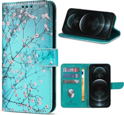 Solidenz hoesje - Geschikt voor iPhone 12 / 12 Pro - Bookcase - Sierkers