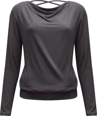 Yoga-longsleeve vloeiende shakti "ala" - stonehenge XS Loungewear shirt YOGISTAR