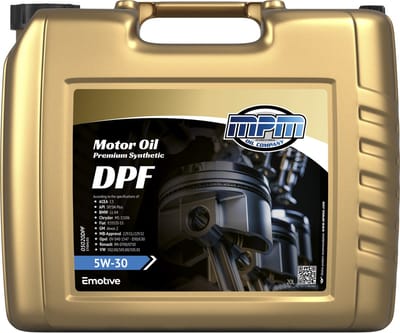 MPM Motorolie 5w30 DPF premium synthetisch - 20 liter