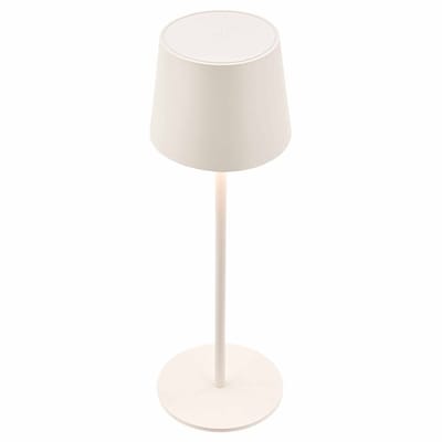 BRILONER Suta - LED Tafellamp Oplaadbaar – dimbaar – draadloos – 33cm hoog – IP44 – voor binnen & buiten – op batterij – oudwit