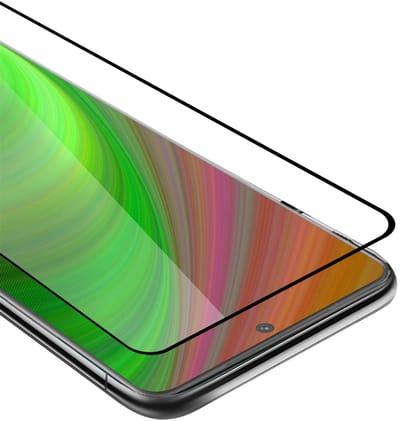 Cadorabo Screenprotector geschikt voor Samsung Galaxy S21 ULTRA Volledig scherm pantserfolie Beschermfolie in TRANSPARANT met ZWART - Gehard (Tempered) display beschermglas in 9H hardheid met 3D Touch