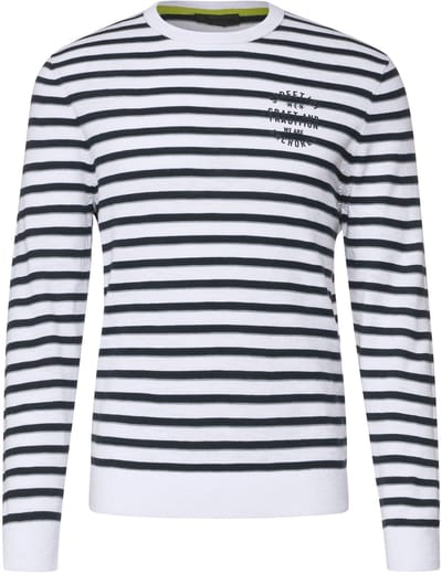 Street one - Pull - Maat L - Mannen - wit -