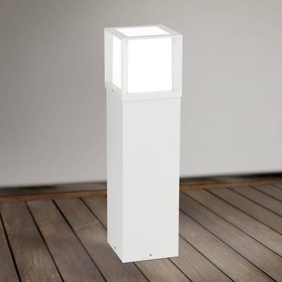 ORION Tuinpadverlichting Henry, wit, hoogte 60 cm, aluminium/roestvrij staal