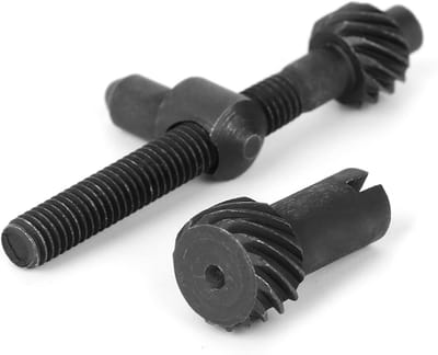 Kettingspanner Spanset - Kettingregelaar Gereedschap - Kettingzaag Onderhoud - IJzeren Constructie - 10 x 6 x 1 cm - Zwart