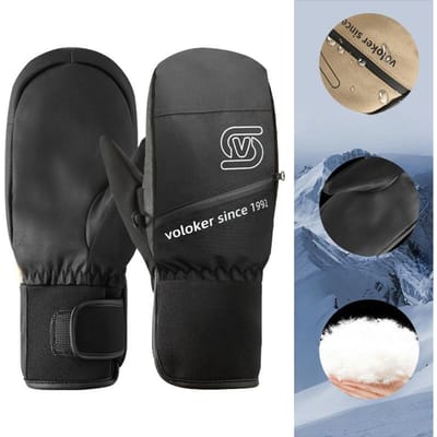 Skiwanten voor heren en dames Winter Warme Handschoenen Vijf Vingers Antislip Winddicht Touchscreen Waterdicht Fietshandschoenen L
