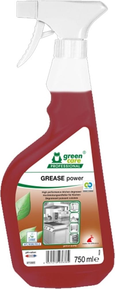Greencare GREASE power polyvalente krachtige ontvetter voor voeding, 750ml