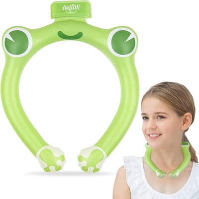 Nekkoeler Kinderen - Koelring Hals - Zomerse Afkoeling - Dierenvormen - 14 cm Diameter - Meerdere Kleuren