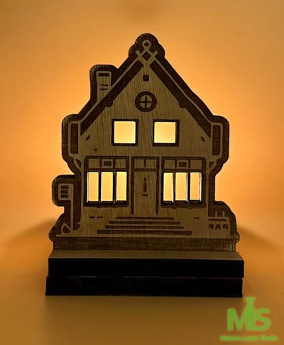 Houten Mini Huizen, theelichthouder,kerst huizen, DIY Huis Blank, DIY Huis Decoratie, kerst decoratie Hout Craft Supplies/ amsterdamse huizen/ suvenier/houten huisjes/ kerst huisjes