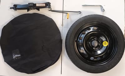 Reservewiel Kit - Noodwiel Set - Auto Reparatie - Ruimtebespaarder - 16 Inch - Zwart