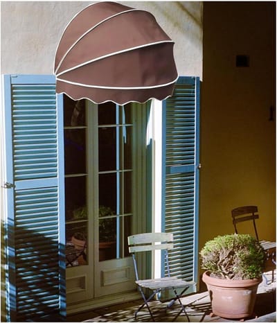 Opvouwbare Luifel - Veranda Beschutting - Buiten Leven - UV Bescherming - 80cm Diameter - E