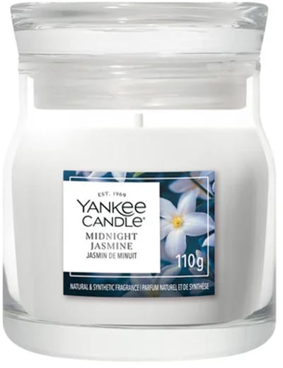 Yankee Candle - Midnight Jasmine Small Jar Geurkaars - tot 30 branduren