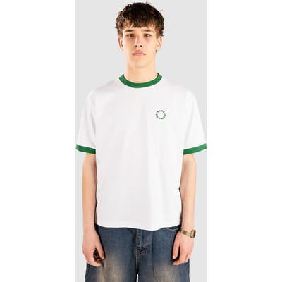 Blue Tomato Boxy Ringer T-Shirt wit