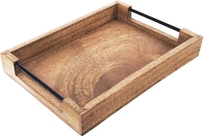 Dienblad Houten MANGO 35,5x25,5x5,5 cm - Serveer Plateau - Serveerplateau