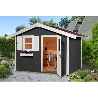 Weka Tuinhuis 123 - Antraciet - 301x205cm