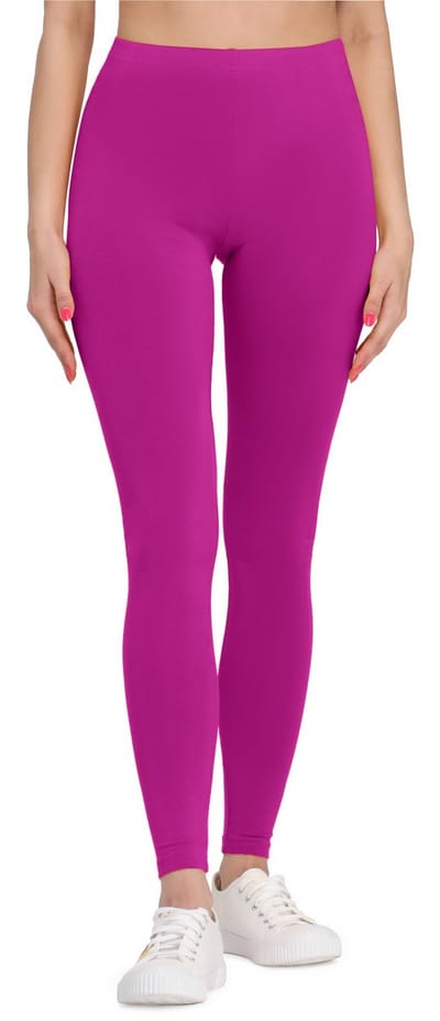 Bellivalini BLV-BLV50-147-LE Dames Leggings - Sport - Vrijetijdsbroek - Lang - Viscose - Sporbroek - Yogabroek - Fuchsia2 - L