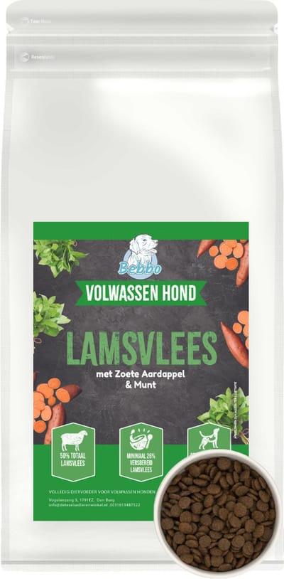 Bebbo Hondenbrokken - LAM - 2KG