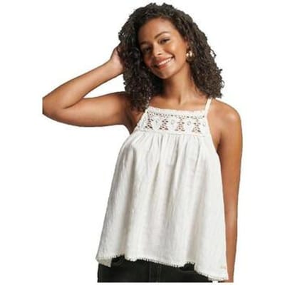 Superdry - Vintage camitopje met halternek - Dames - Tops