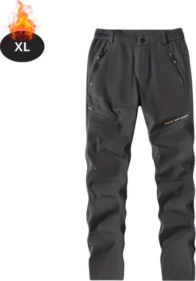 Livano Skibroek - Skipak - Snowboard Broek - Winterbroek - Sneeuwbroek - Heren - Wintersport - Donkergrijs - Maat XL