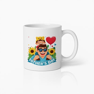 Father’s Day Mok 330ml – Leuke Koffiebeker Cadeau voor Papa, Vaderdag Waardering & Speciale Momenten