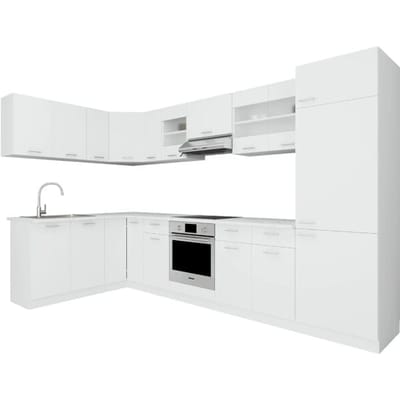 13-delige hoekkeuken Hoekkeuken Keukenblok Complete keuken 328 x 178 cm Esilo