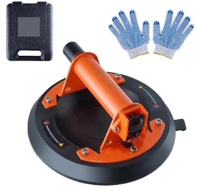 Glazen Zuignap - Vacuüm Lifter - Materiaal Tillen - Lekvrije Afdichting - 10 inch - Zwart