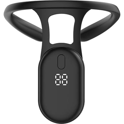 Correcteur de Posture Intelligent Ceinture de Soutien Dorsal Invisible Rappel en Temps Réel pour Adulte Enfant Orthèse de Correction du Dos Courbé noir