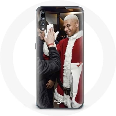 Coque pour Huawei P20 Mbappé Foot Joyeux noël