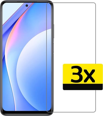 Screenprotector - Geschikt voor Xiaomi Mi 10T Lite - 3 Stuks - Extra Sterk - Beschermglas - Gehard Glas - Tempered Glass - Screen Protector