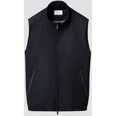 Eton Body-Warmer Lightweight Windproof Water-Repellant Tech Fabric Matte Finish Navy / male