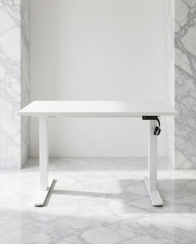 Elektrisch Zit-Sta Bureau Pro met USB & Geheugenfunctie 120x60 cm – Wit House&Garden