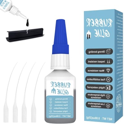 Extra sterke rubberlijm 25g, water- en UV-bestendig, ideaal voor banden, laarzen en ambachtelijke projecten