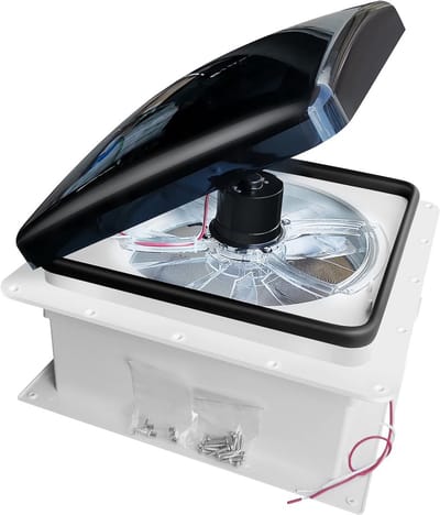 Dakventilator voor Caravan en Camper, 12V, Omkeerbaar