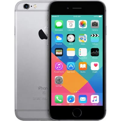 Refurbished iPhone 6s 16GB Alle kleuren Ontgrendeld 4G Smartphone iOS 15.8.8 Nieuwe Batterij Nieuw Scherm 16GB zwart
