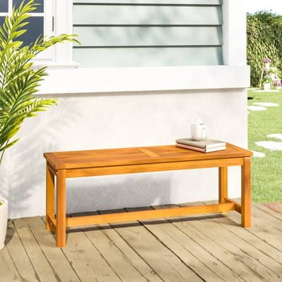 vidaXL - Tuinbank - 110x35x45 - cm - massief - acaciahout