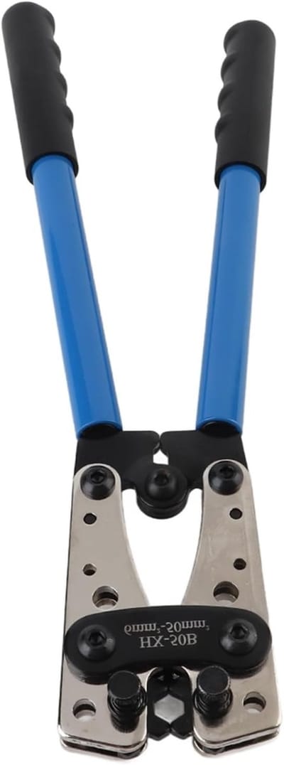 Professionele Crimp Tang voor 6-50mm Kabels - Precisie Crimping Tool voor Accu en Draadverbindingen, Duurzaam en Efficiënt
