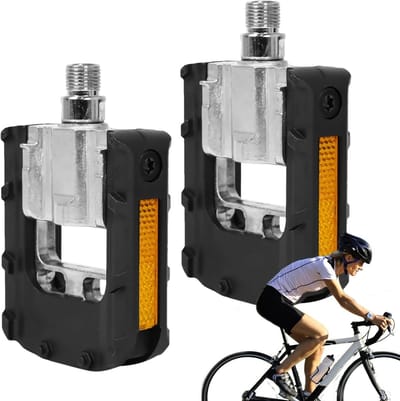 Fietspedalen - breed plat opvouwbaar fietsonderdeel | Vouwpedalen voor fietsen - voor paardrijden, reizen, woon-werkverkeer buiten op de weg en berg