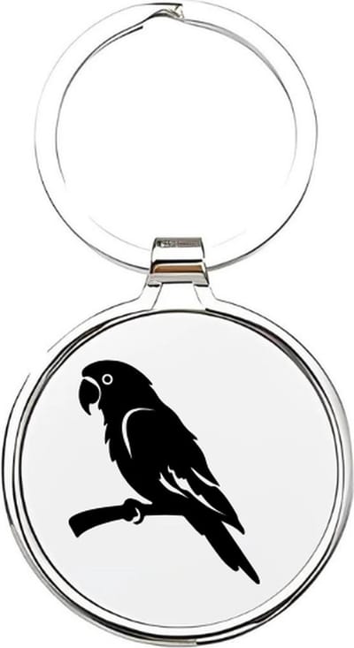 Akyol - Papegaaien Sleutelhanger - papegaai - Dierenliefhebbers - ara - kaketoe - amazone vogel - vogel - Rode ara - sleutelhanger voor dierenliefhebbers - gevogelte - dierentuindier - huisdier - 4 x 7,5 CM