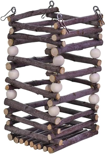 Hooi Feeder - Dieren Voeder - Netjes Voeren - Kauwbestendig Ontwerp - 10 x 19.5 cm - Meerkleurig