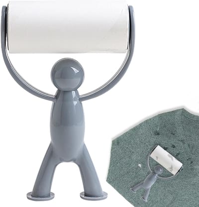 Pluisroller Kleding - Stofverwijderaar - Kleding Reinigen - Sterke Hechting - 1 Stuk - Grijs
